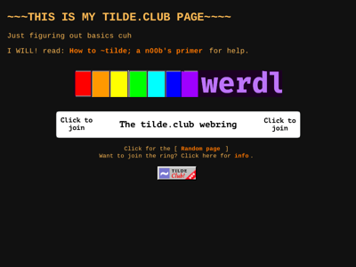 Screenshot of ~mrzinister