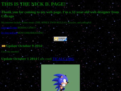 Screenshot of ~nickd