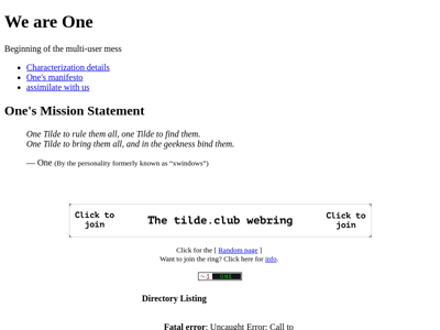 Screenshot of ~one1
