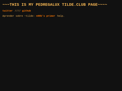 Screenshot of ~pedregalux