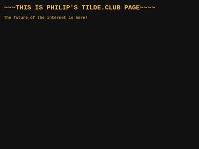 Screenshot of ~philip