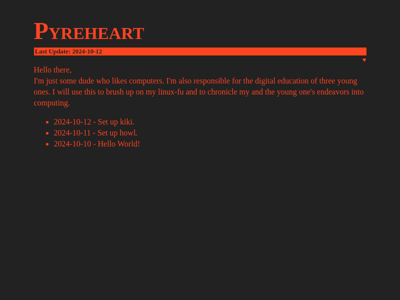 Screenshot of ~pyreheart