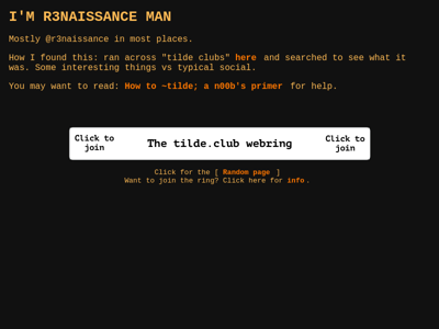 Screenshot of ~r3naissance