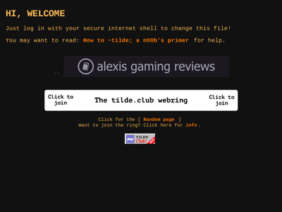Screenshot of ~riverc