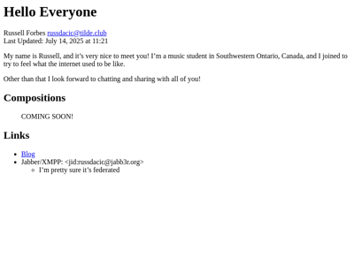 Screenshot of ~russdacic