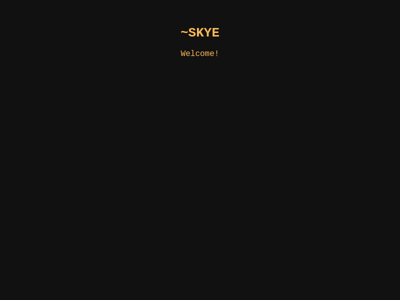 Screenshot of ~skye