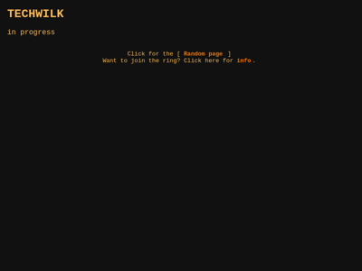 Screenshot of ~techwilk