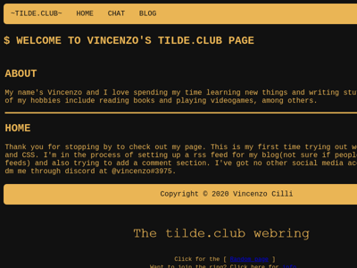 Screenshot of ~vincenz00